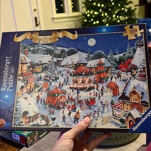 Ravensburger Jigsaw Puzzle The Christmas Fair 200 Pieces XXL Puzzle Pre-owned